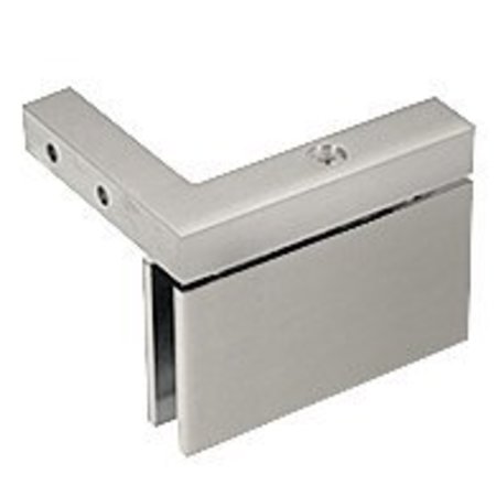 CR LAURENCE Brushed Nickel Cardiff Senior Wall Mount Offset Back Plate Hinge SRCAR05LBN